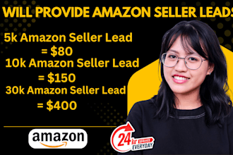 provide top notch amazon seller leads
