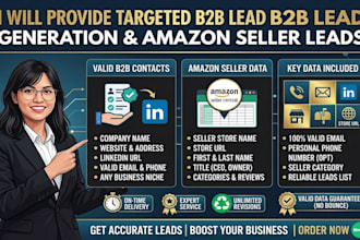 do b2b lead generation and amazon seller leads