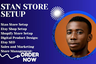 setup promote stan store etsy digital product shopify store promotion