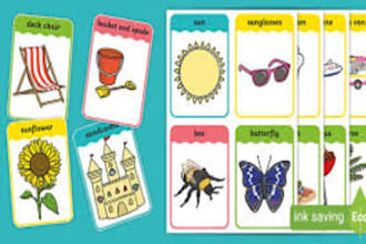 create kids flashcards books and illustrations cute doodles game icons