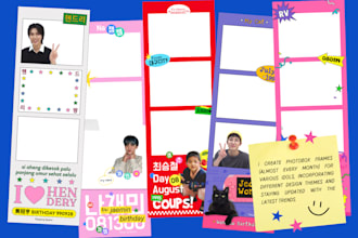 make cool kpop photoframe