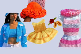 crochet anything you want,  write a detailed step by step crochet pattern