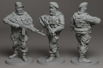 resculpt 3d dnd miniature,action figure,mesh3d,3d polygon, 3d printing stl file