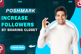share your poshmark closet to increase followers daily