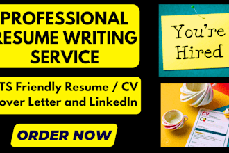 create a professional ats resume, harvard CV, cover letter, and linkedin profile