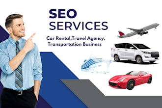 do SEO services for car rental, limo, travel agency and transportation
