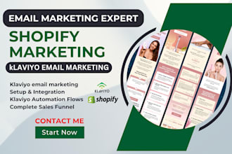 do klaviyo email marketing, shopify marketing, sales funnel, klaviyo flows