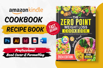 write high quality recipes for cookbook recipe book