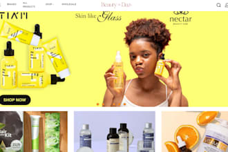 design feminine care shopify store feminine care website cosmetics website