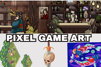 retro pixel art game asset sprite sheet rpg animated gif maker 8bits, 16bits