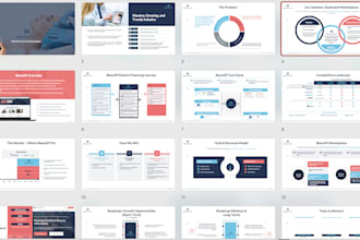 design a polished business presentation or proposal
