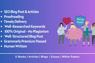 do blog or article writing and competitive website analysis