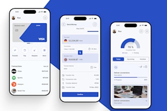 develop money transfer app, p2p payment app, investment app
