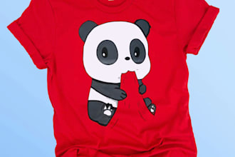 create unique cartoon tshirt designs for your pod business