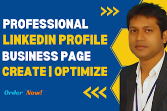 create, optimize your professional linkedin profile and business page