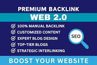 create high authority web 2 0 backlinks