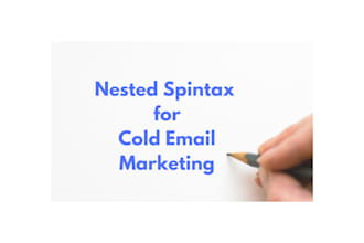 create nested spintax for cold email marketing