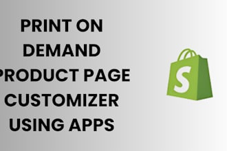 do shopify pod product page customization, product page redesign