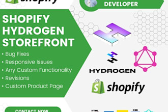 create shopify hydrogen headless storefront