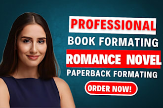 do book formatting beta read romance novel copy editing paperback formatting