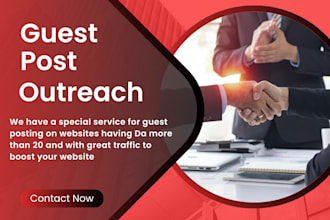 publish one health guest post on high authority websites