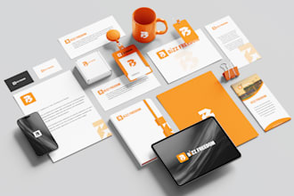 do brand logo design, branding kit, business brand identity