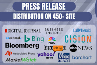 write music press release, and do music press release distribution