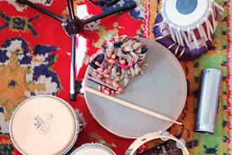 record live percussion for you beat