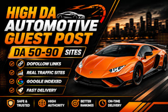 publish automotive guest post , car guest post with dofollow backlinks