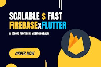 flutter firebase scalable android ios apps mobile app development