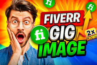 design fiverr gig picture and gig thumbnail image cover