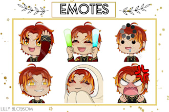 create custom emotes based off your original character