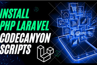 install, customize, reskin PHP laravel codecanyon scripts