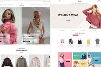 design shopify clothing store clothing website kid wears store or redesign store