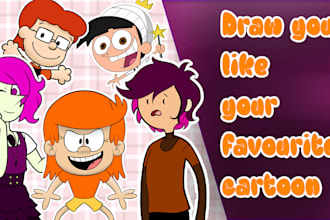 draw you like your favourite cartoon