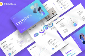 design powerpoint deck and custom animated presentation