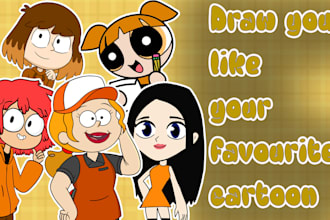 draw you like your favourite cartoon tv