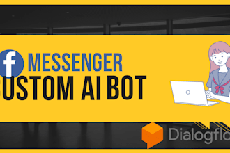 create a custom ai chatbot for facebook messenger using dialogflow