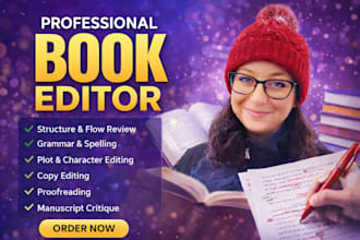 be your christian book editor, novel editor and proofreader