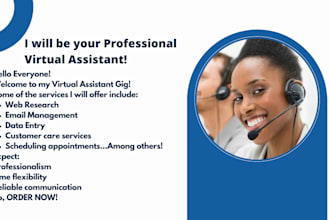 be your research virtual assistant