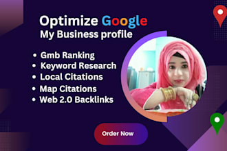 optimize google my business profile for local seo and gmb maps ranking