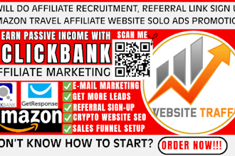 do affiliate recruitment referral link promotion to get affiliate link sign up