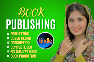 publish and format your book for amazon kindle KDP professionally
