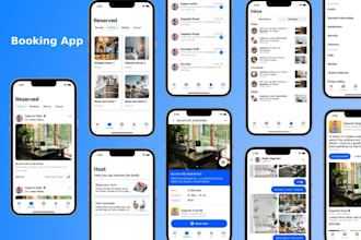 create hotel booking, travel booking, flight booking mobile app