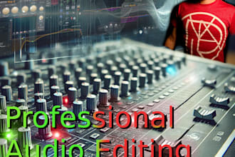 professionally edit and master your podcast audio