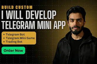 develop telegram mini app crypto app telegram bot