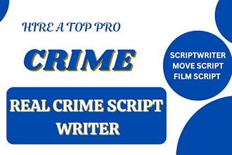 write true crime script and true crime script story research and podcast script