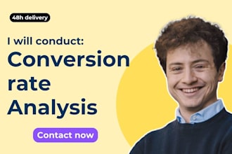 do a conversion rate optimization analysis using ga4