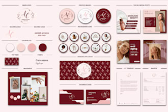 design signature logo, branding kit, brand identity for you