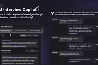 develop ai interview assistant, ai live copilot, ai mock interview web app